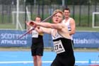 Greg Millar winner of the javelin at the Scottish Championships, Scotstoun  Stadium, Glasgow.